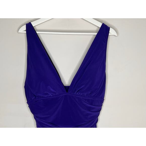 Magicsuit Celine Deep V-Neck One-Piece Swimdress Passion Women's Size 16 NWT - Picture 4 of 13